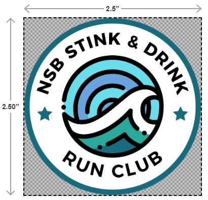 NSB Stink & Drink Permanent Stickers 2.5" (50-Pack)