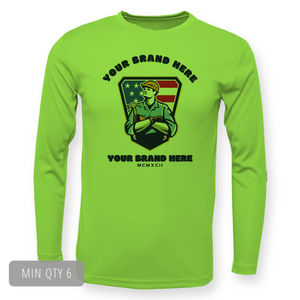 Custom Safety High Performance Long Sleeve UPF 50+