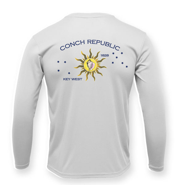 Conch Republic Flag High Performance Long Sleeve UPF 50+