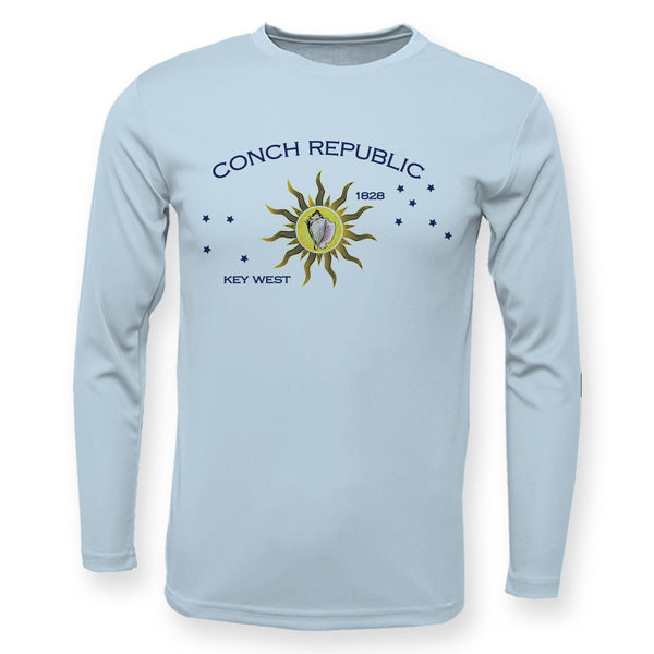 Florida Keys Flag High Performance Long Sleeve UPF 50+