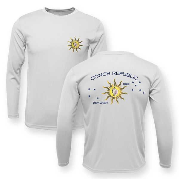 Conch Republic Flag High Performance Long Sleeve UPF 50+