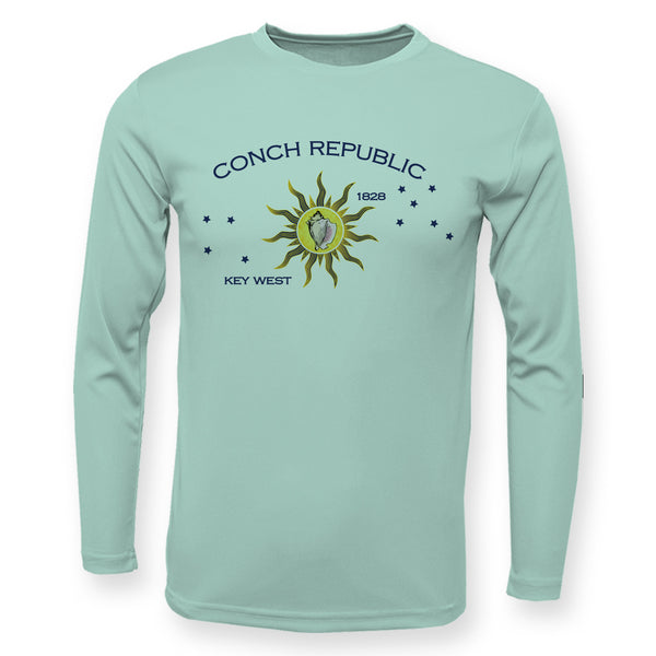 Florida Keys Flag High Performance Long Sleeve UPF 50+