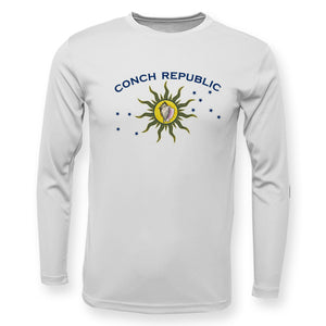 Florida Keys Flag High Performance Long Sleeve UPF 50+