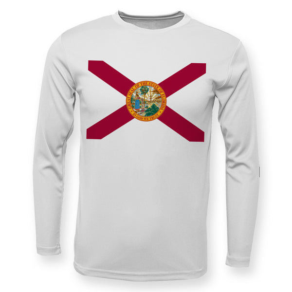 Florida Flag High Performance Long Sleeve UPF 50+