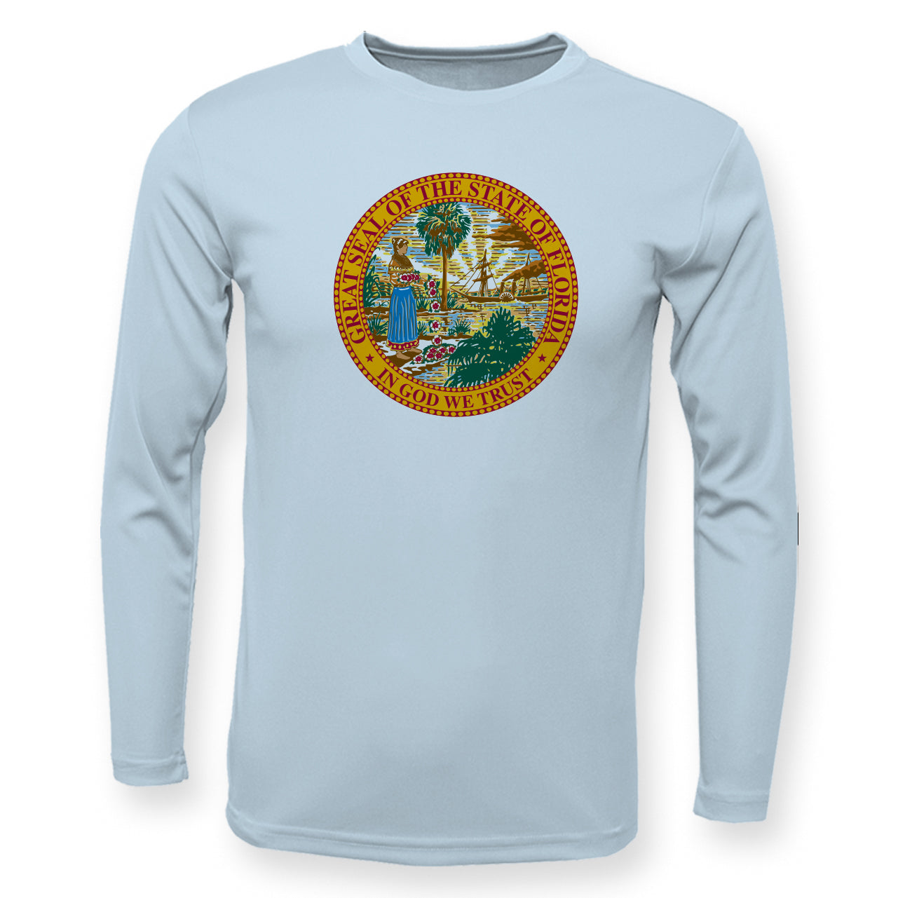 Florida Flag Seal High Performance Long Sleeve UPF 50+