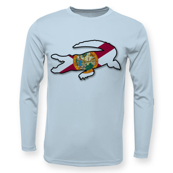 Florida Flag Gator High Performance Long Sleeve UPF 50+