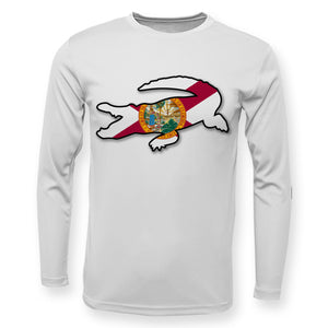 Florida Flag Gator High Performance Long Sleeve UPF 50+