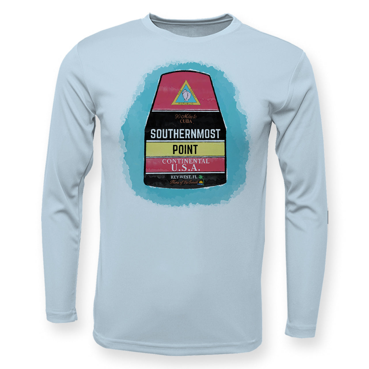 Keys Southernmost Point High Performance Long Sleeve UPF 50+