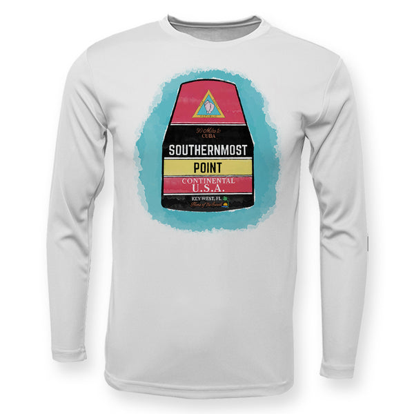 Keys Southernmost Point High Performance Long Sleeve UPF 50+