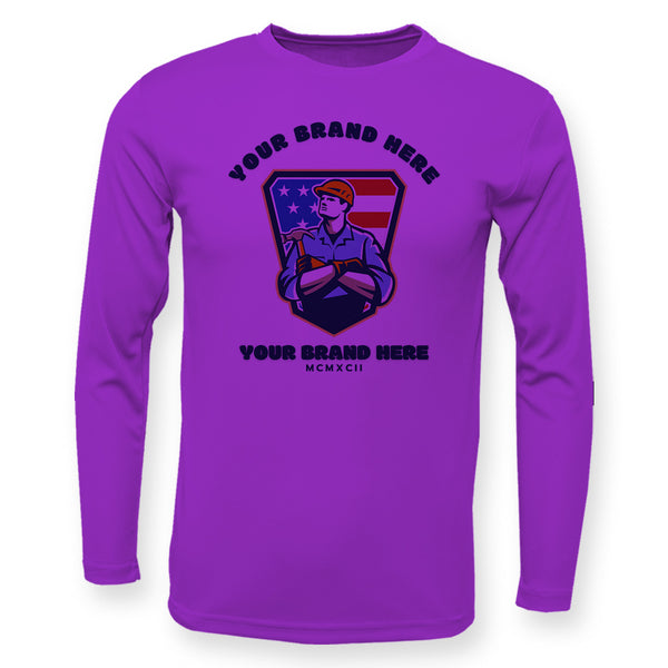 Custom Safety High Performance Long Sleeve UPF 50+