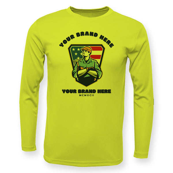 Custom Safety High Performance Long Sleeve UPF 50+