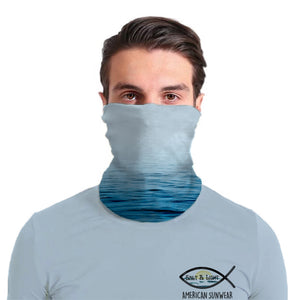 Ocean Blue Neck Gaiter UPF 30+