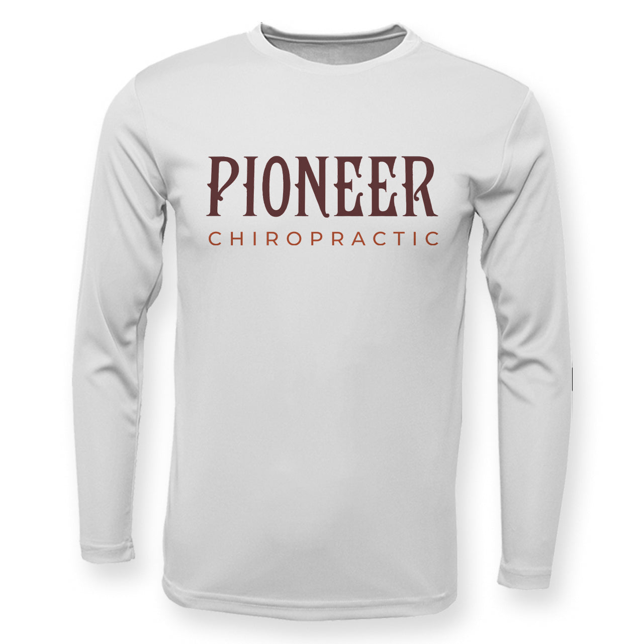 Pioneer Chiropractic High Performance Long Sleeve - Maroon