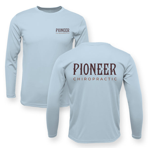 Pioneer Chiropractic High Performance Long Sleeve - Maroon