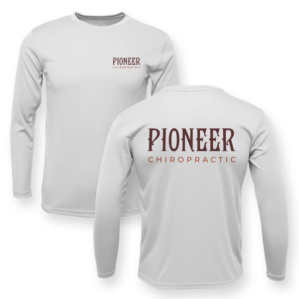 Pioneer Chiropractic High Performance Long Sleeve - Maroon