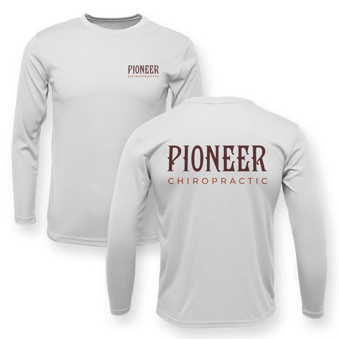 Pioneer Chiropractic High Performance Long Sleeve - Maroon