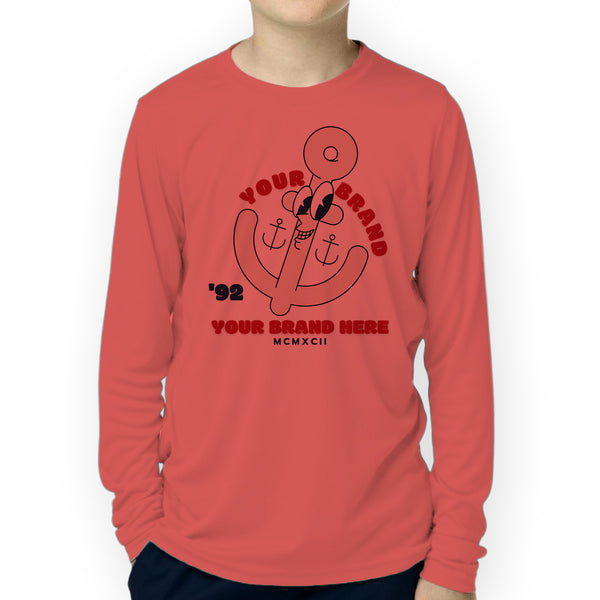 Custom Youth High Performance Long Sleeve UPF 50+