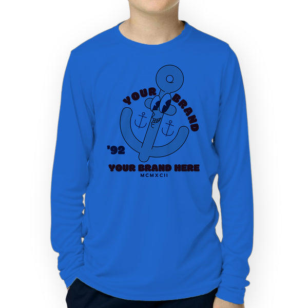 Custom Youth High Performance Long Sleeve UPF 50+