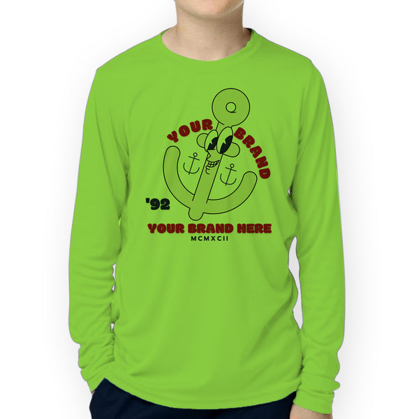 Custom Youth High Performance Long Sleeve UPF 50+