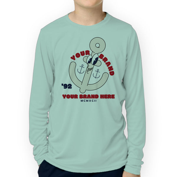 Custom Youth High Performance Long Sleeve UPF 50+