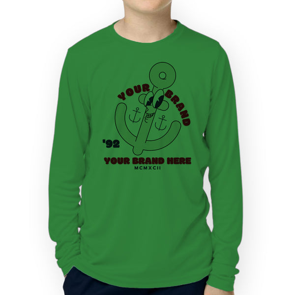 Custom Youth High Performance Long Sleeve UPF 50+