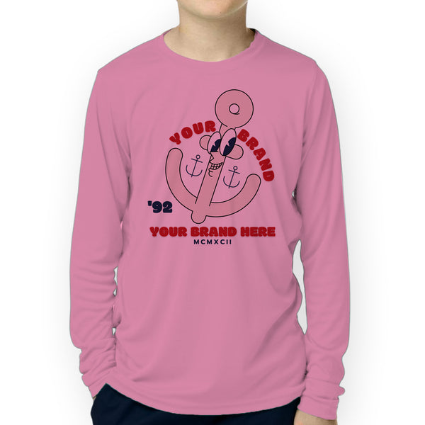 Custom Youth High Performance Long Sleeve UPF 50+