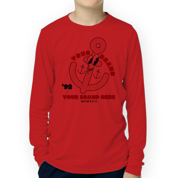 Custom Youth High Performance Long Sleeve UPF 50+