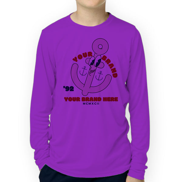 Custom Youth High Performance Long Sleeve UPF 50+