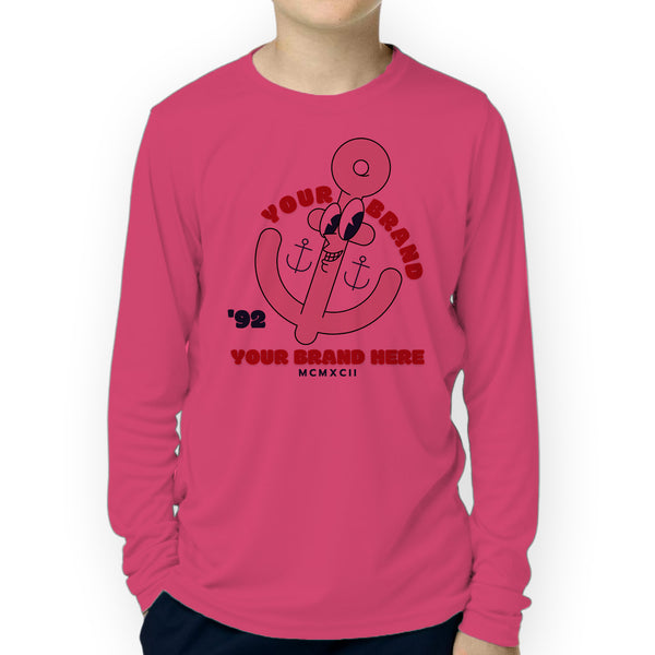 Custom Youth High Performance Long Sleeve UPF 50+