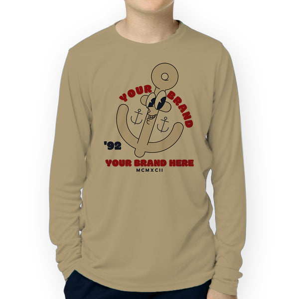 Custom Youth High Performance Long Sleeve UPF 50+