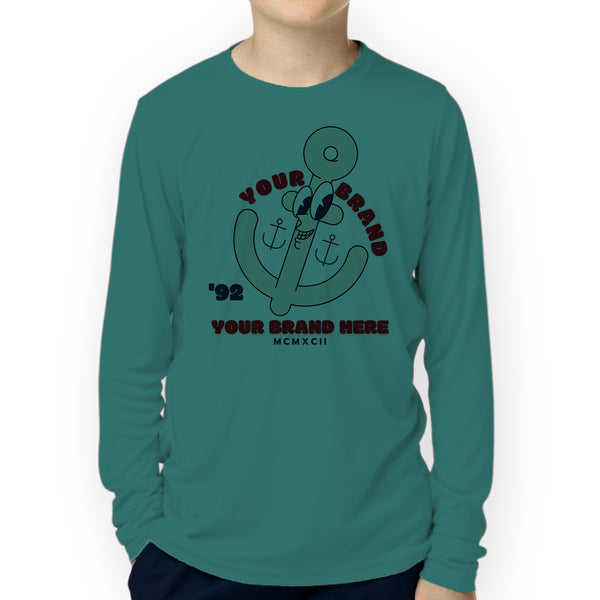 Custom Youth High Performance Long Sleeve UPF 50+